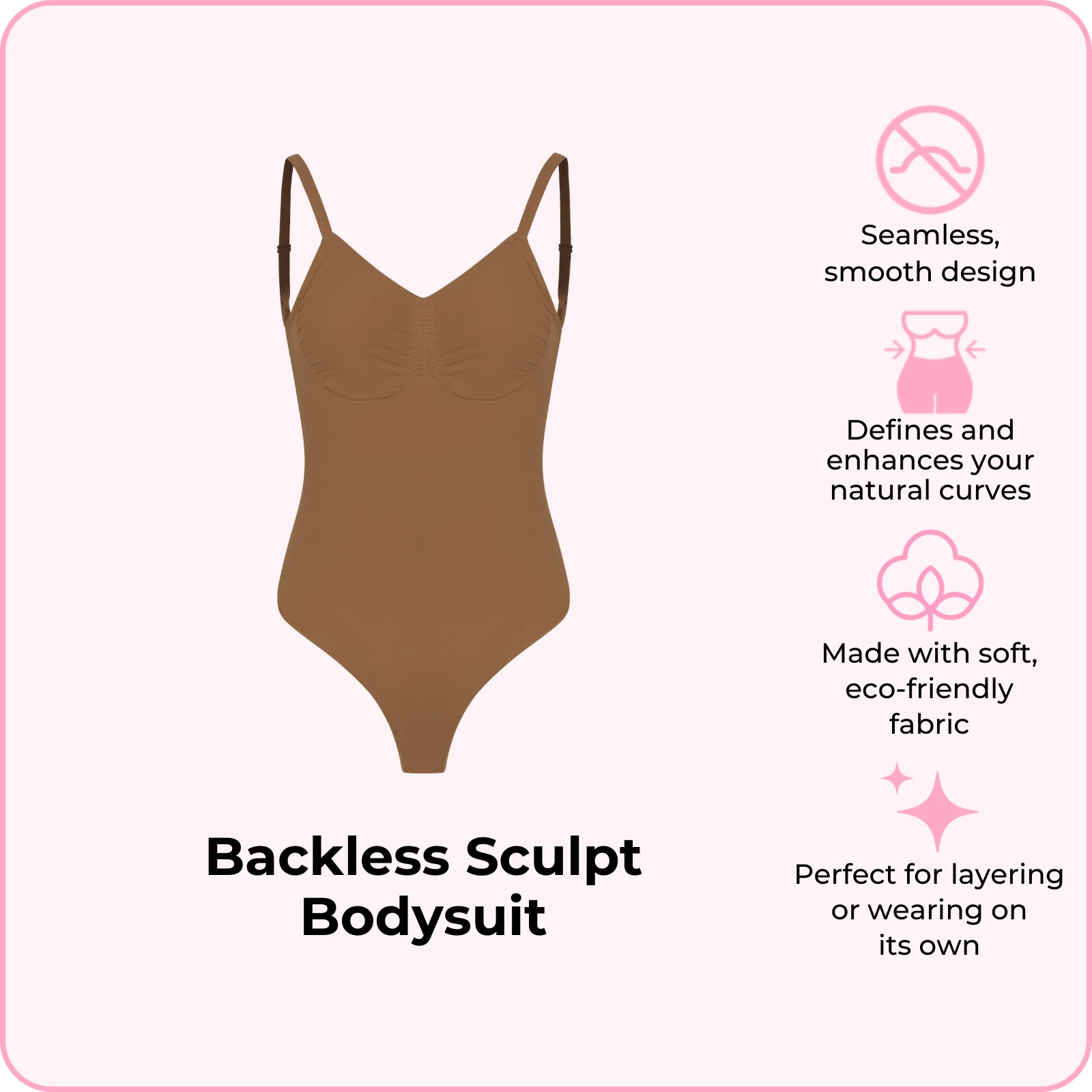 Backless Sculpt Bodysuit - Image 15