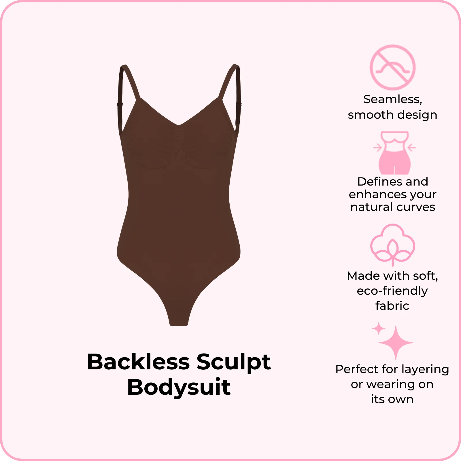 Backless Sculpt Bodysuit - Image 21