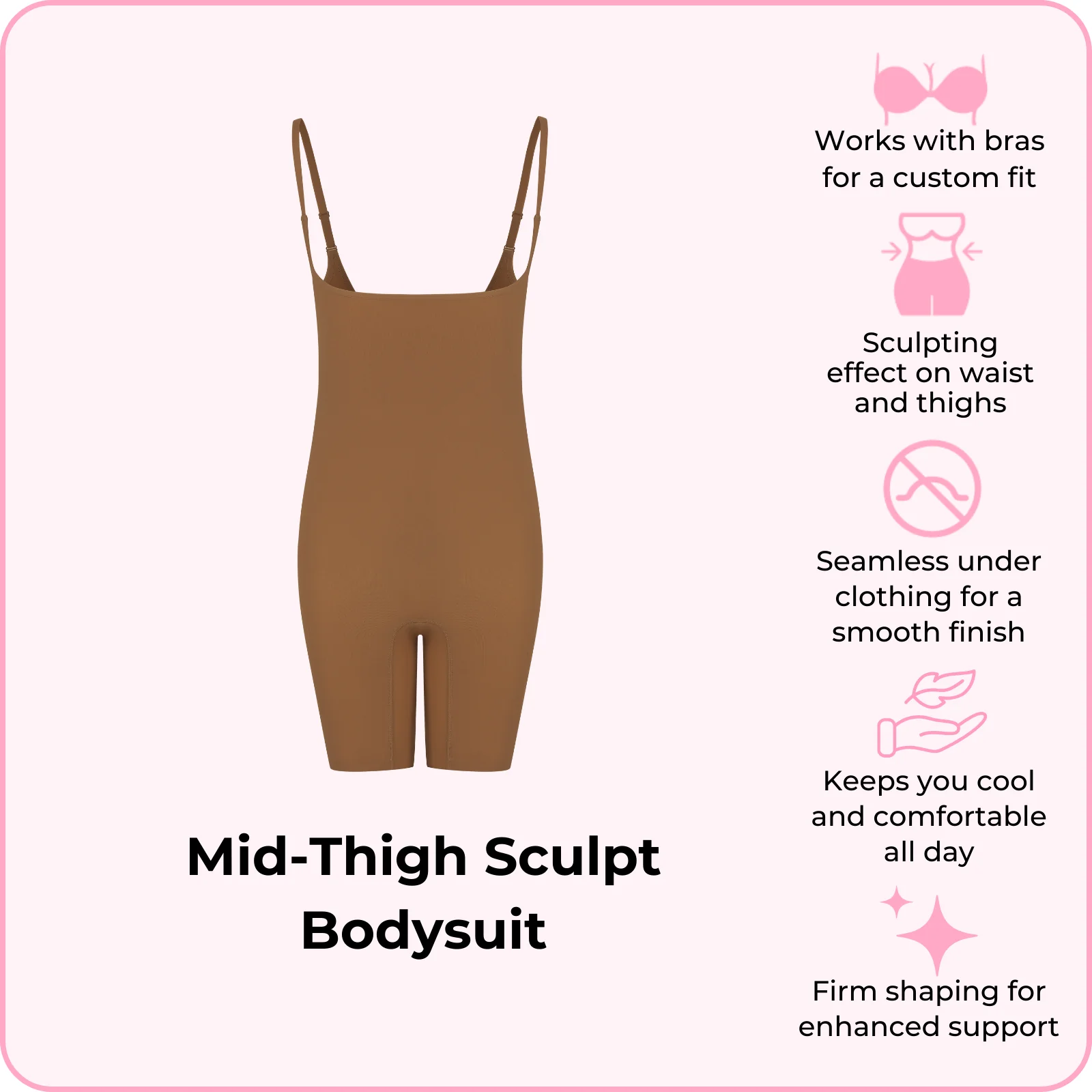 Mid-Thigh Sculpt Bodysuit - Image 14